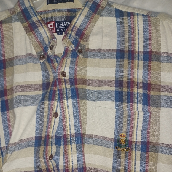 Ralph Lauren Chaps mens XL button up - Picture 2 of 3
